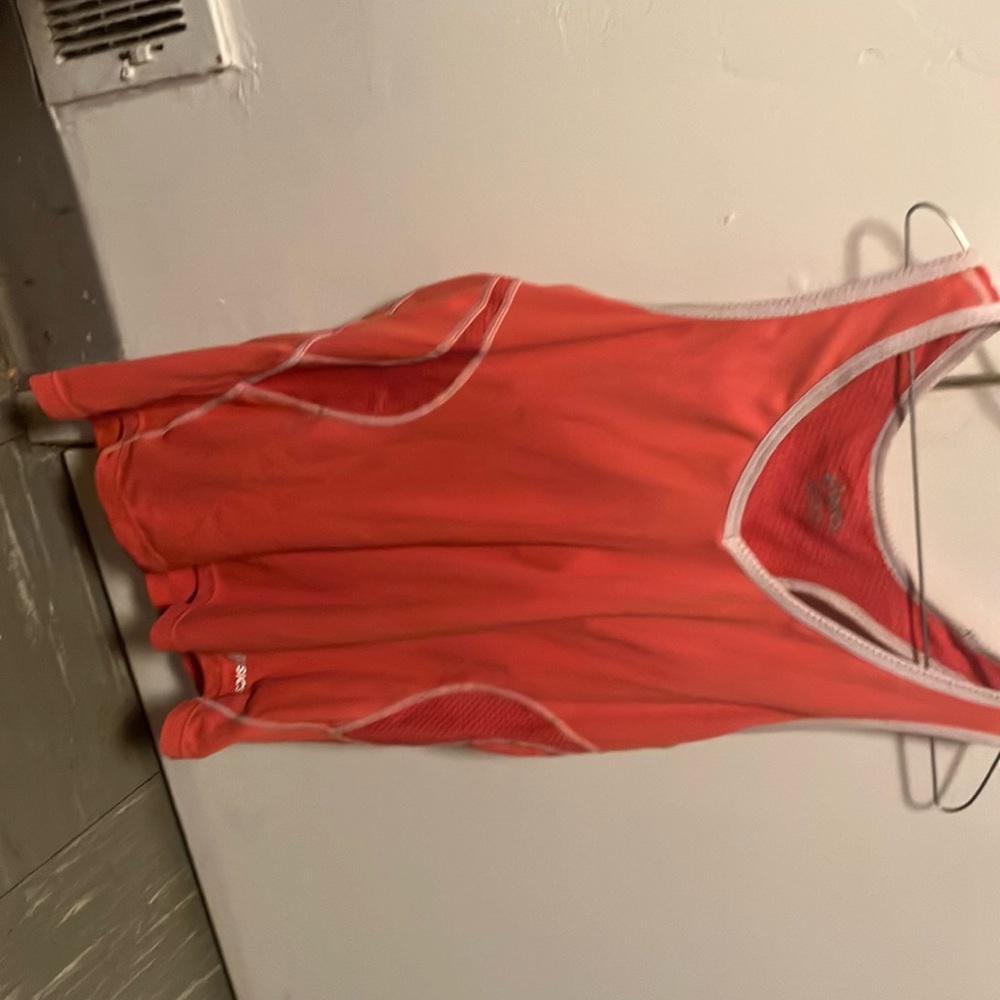 Red tank top
